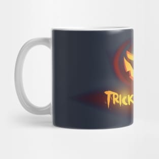 Pumpkin glowing face t-shirt. Cool gift on Halloween Mug